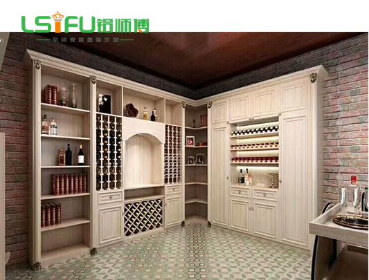 铝师傅全铝家居整体酒柜图片